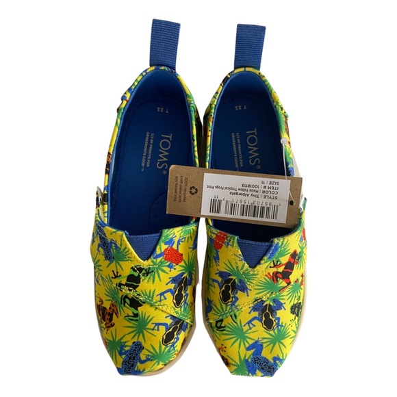 TOMS Tiny Alpargata Shoes | Size 11 | Toddler - Unisex - Picture 4 of 9